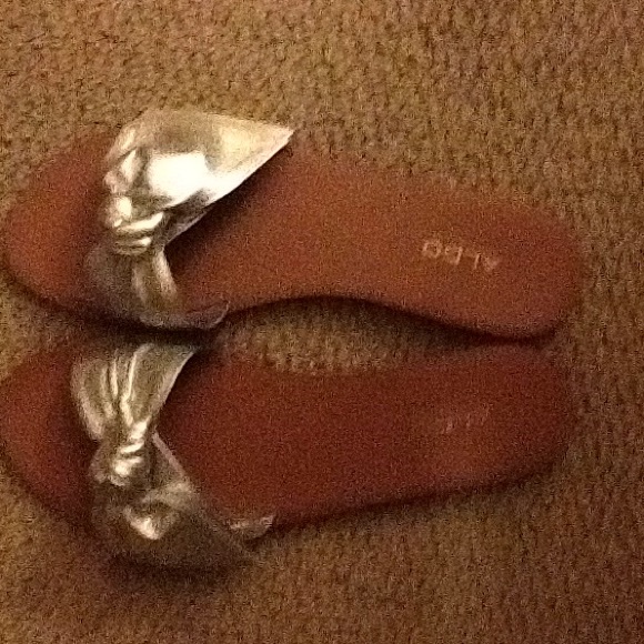 Shoes - Silver slides